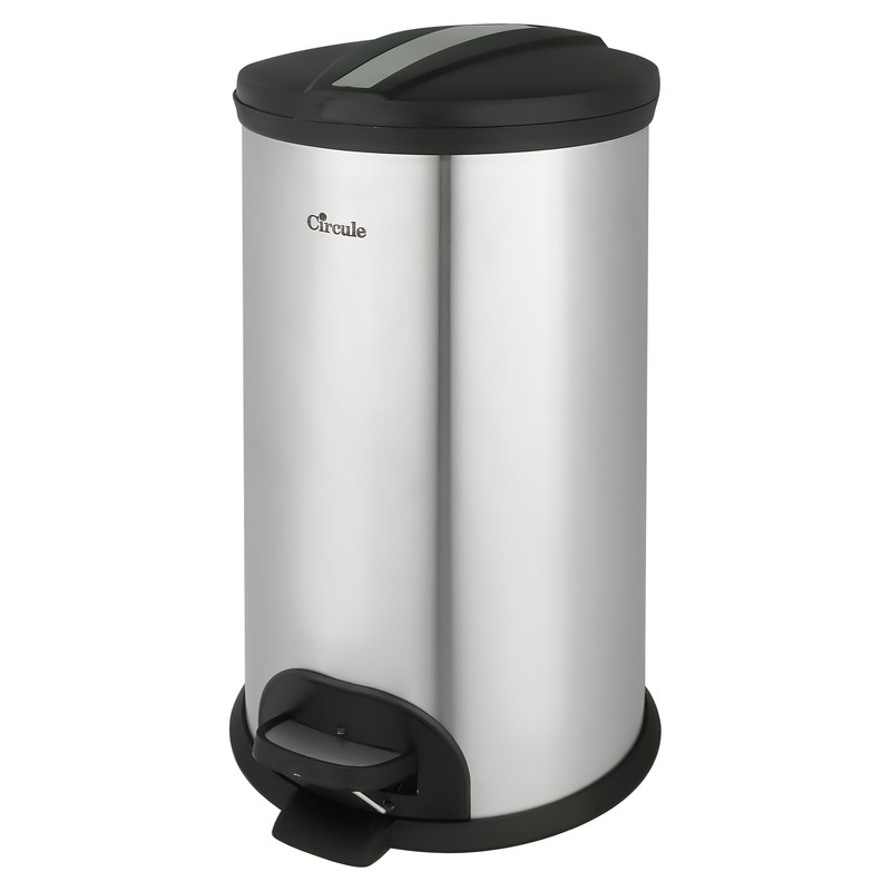سطل زباله پدالی سرکوله مدل Steel P20L