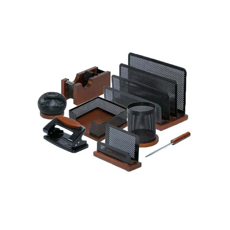 ست لوازم اداری رومیزی مدل 08-WF کد 88291 مجموعه 8 عددی